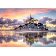Puzzle Clementoni El Magnífico Mont Saint Michel de 1000 Piezas