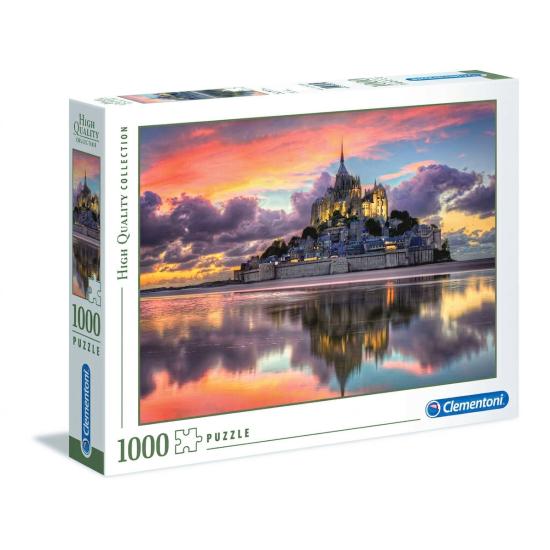 Puzzle Clementoni El Magnífico Mont Saint Michel de 1000 Piezas
