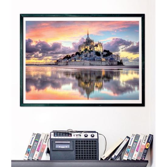 Puzzle Clementoni El Magnífico Mont Saint Michel de 1000 Piezas