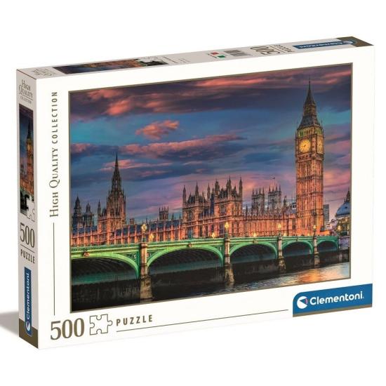 Puzzle Clementoni El Parlamento de Londres de 500 Piezas