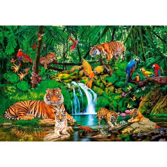 Puzzle Clementoni El Retiro en la Jungla de XXL 300 Piezas Puzzle Clementoni El Retiro en la Jungla de XXL 300 Piezas
