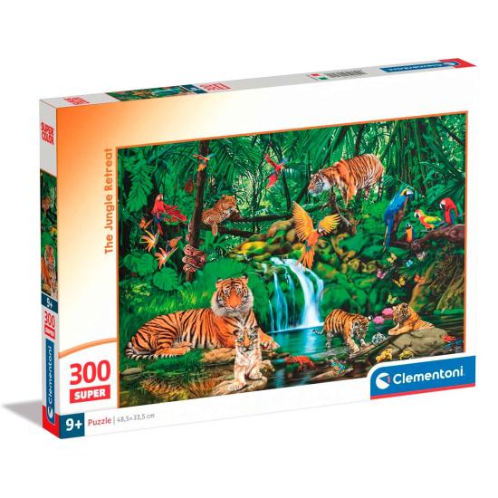 Puzzle Clementoni El Retiro en la Jungla de XXL 300 Piezas Puzzle Clementoni El Retiro en la Jungla de XXL 300 Piezas
