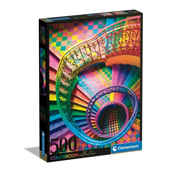 Puzzle Clementoni Escaleras Colorboom de 500 Piezas