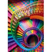 Puzzle Clementoni Escaleras Colorboom de 500 Piezas