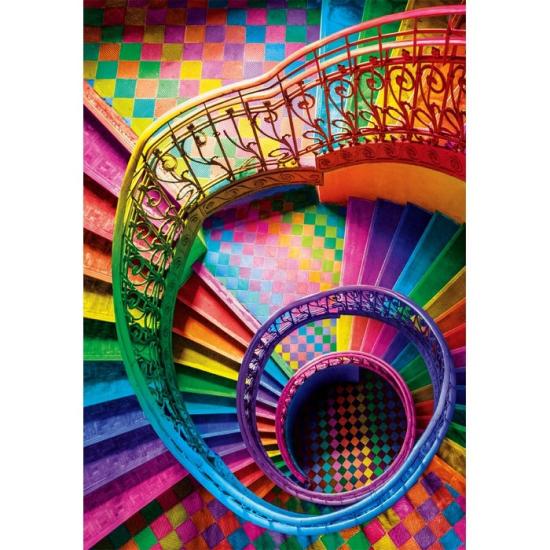 Puzzle Clementoni Escaleras Colorboom de 500 Piezas Puzzle Clementoni Escaleras Colorboom de 500 Piezas