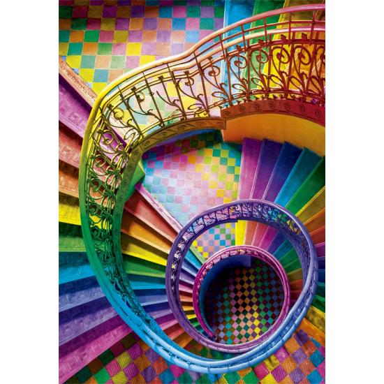 Puzzle Clementoni Escaleras Colorboom de 500 Piezas