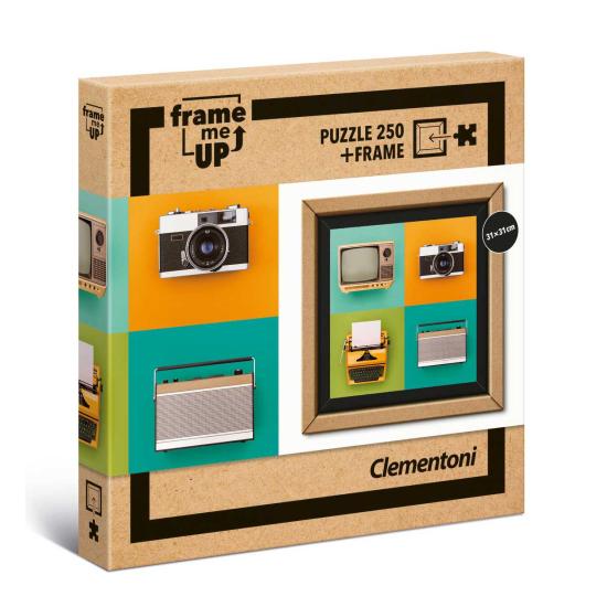 Puzzle Clementoni Frame Me Up Electrónica Vintage de 250 Pzs