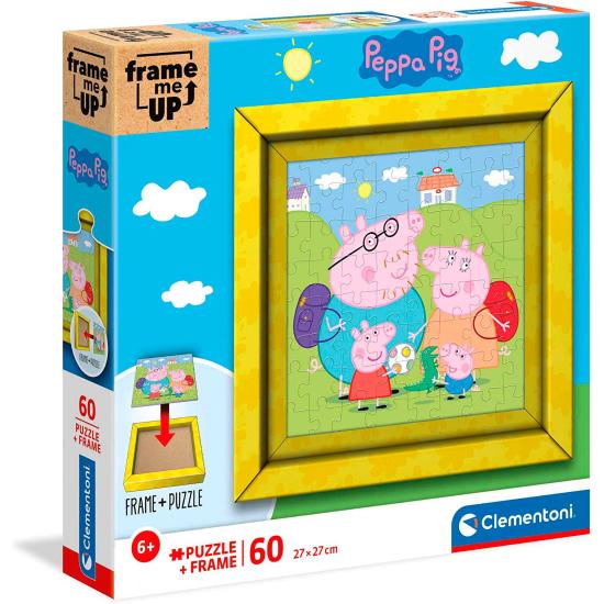 Puzzle Clementoni Frame Me Up Peppa Pig de 60 Pzs Puzzle Clementoni Frame Me Up Peppa Pig de 60 Pzs