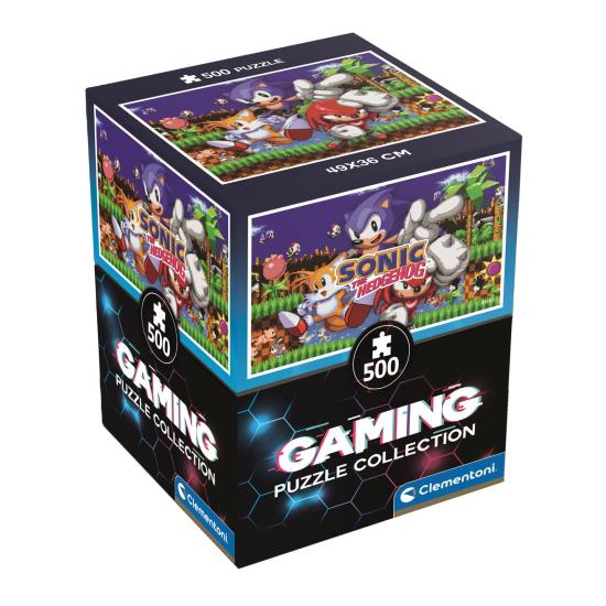Puzzle Clementoni Gaming Cube Sonic 1 de 500 Pzs