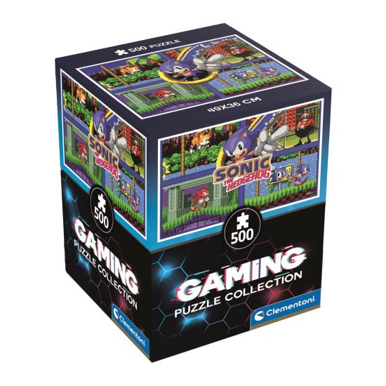 Puzzle Clementoni Gaming Cube Sonic 2 de 500 Pzs
