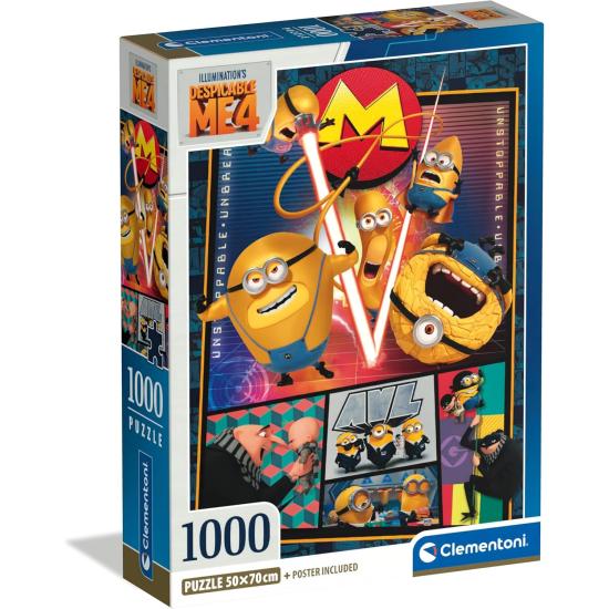 Puzzle Clementoni Gru, Mi Villano Favorito 4 de 1000 Pzs