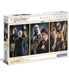 Puzzle Clementoni Harry Potter de 3 x 1000 Piezas