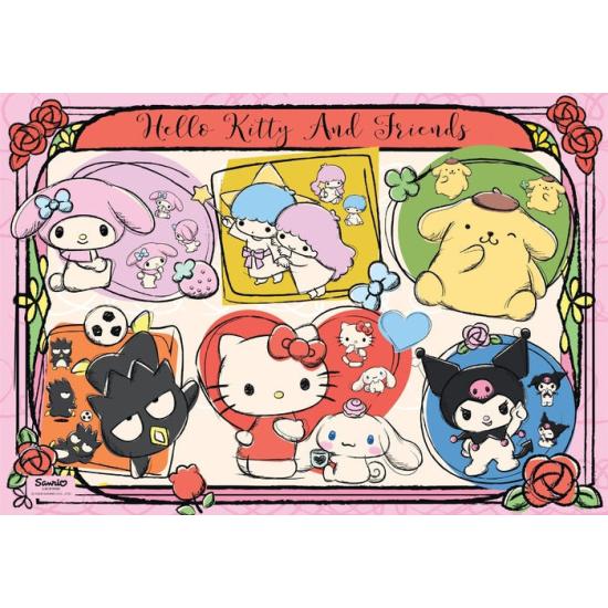 Puzzle Clementoni Hello Kitty and Friends de 1000 Piezas