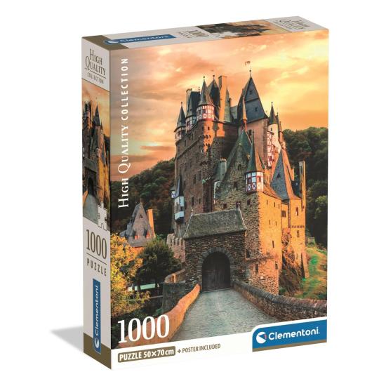 Puzzle Clementoni Hora Dorada en El Castillo Eltz de 1000 Piezas