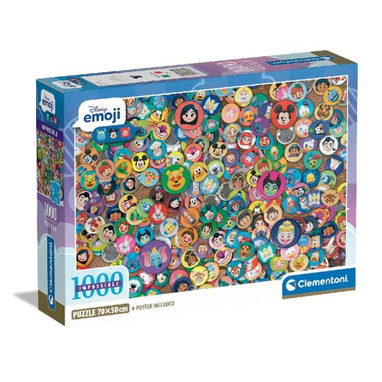 Puzzle Clementoni Imposible Disney Emoji de 1000 Piezas Puzzle Clementoni Imposible Disney Emoji de 1000 Piezas