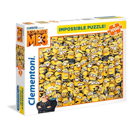 Puzzle Clementoni Imposible Muñecos Minions de 1000 Piezas