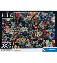 Puzzle Clementoni Imposible Villanos Disney de 1000 Piezas