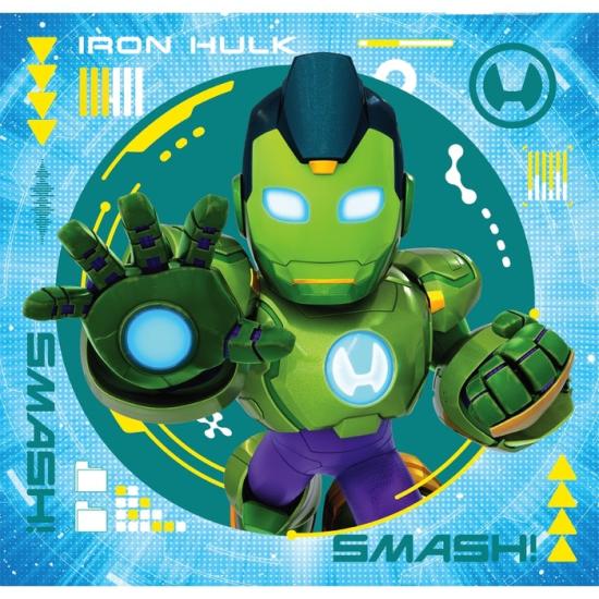 Puzzle Clementoni Iron Man Awesome Friends de 3 x 48 Piezas