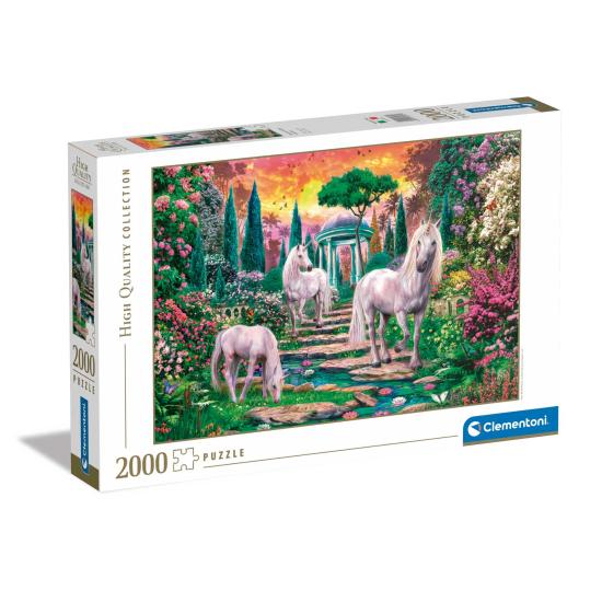 Puzzle Clementoni Jardín de Unicornios de 2000 Piezas Puzzle Clementoni Jardín de Unicornios de 2000 Piezas