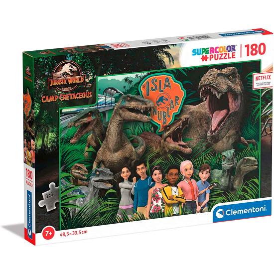 Puzzle Clementoni Jurassic World Campamento Cretácico 2 de 180 Puzzle Clementoni Jurassic World Campamento Cretácico 2 de 180