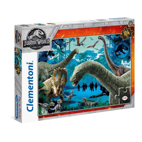 Puzzle Clementoni Jurassic World de 104 Piezas Puzzle Clementoni Jurassic World de 104 Piezas
