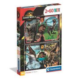 Puzzle Clementoni Jurassic World Rebirth 2 x 60 Piezas
