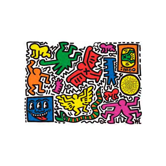 Puzzle Clementoni Keith Haring 2 de 1000 Piezas
