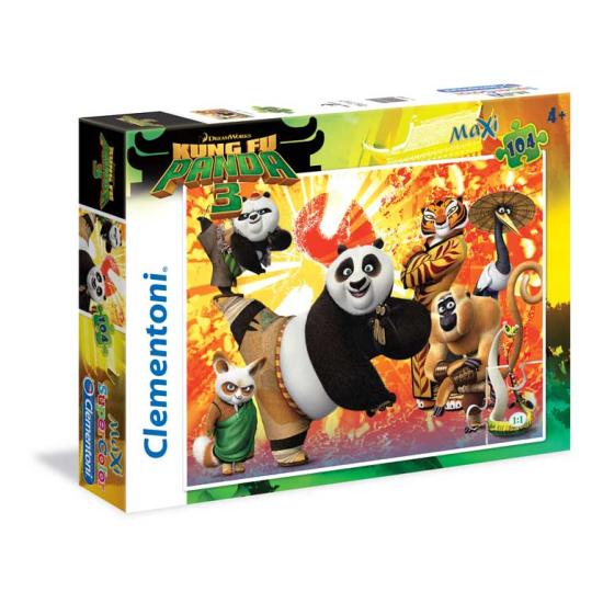 Puzzle Clementoni Kung Fu Panda 3 Maxi 104 Piezas