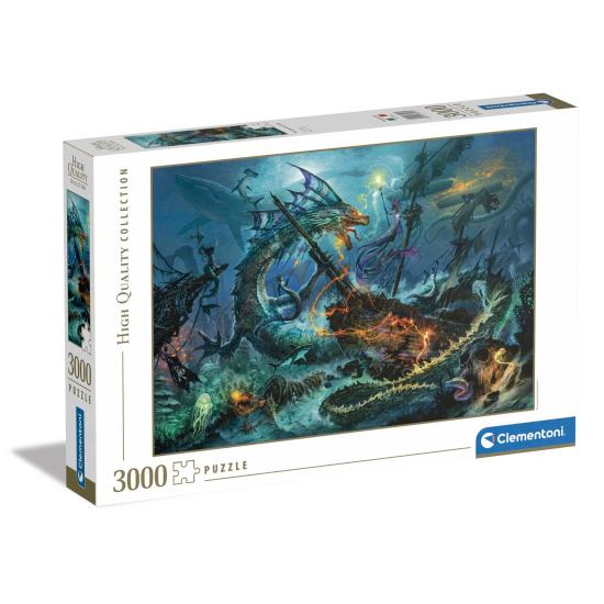 Puzzle Clementoni La Batalla Submarina de 3000 Piezas Puzzle Clementoni La Batalla Submarina de 3000 Piezas