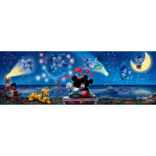 Puzzle Clementoni La Cita de Mickey y Minnie Panorama 1000 Pzs