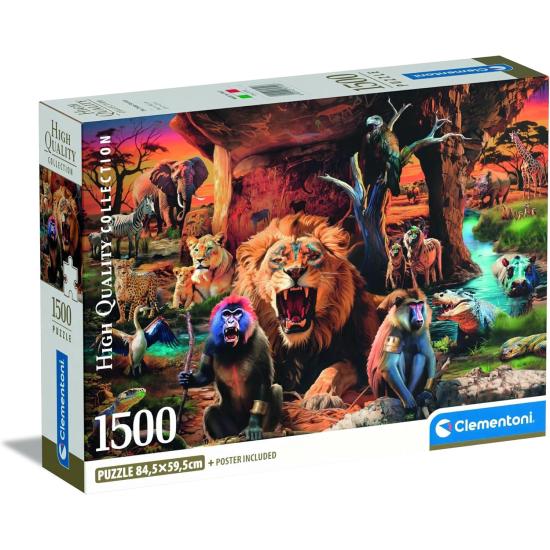 Puzzle Clementoni La Sociedad Tribal de 1500 Piezas