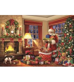 Puzzle Clementoni La Visita De Papá Noel de 1000 Piezas