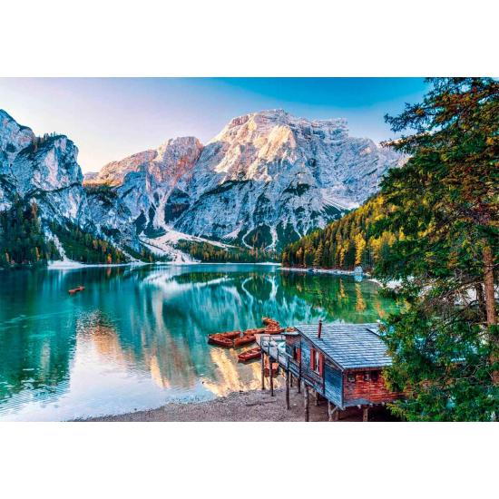 Puzzle Clementoni Lago Esmeralda Braies de 1000 Piezas Puzzle Clementoni Lago Esmeralda Braies de 1000 Piezas