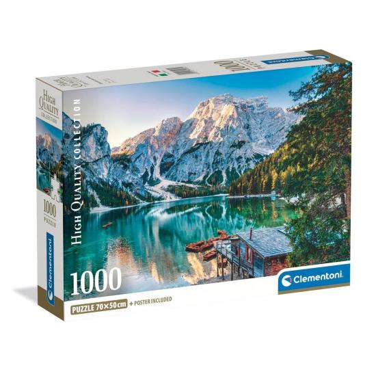 Puzzle Clementoni Lago Esmeralda Braies de 1000 Piezas Puzzle Clementoni Lago Esmeralda Braies de 1000 Piezas