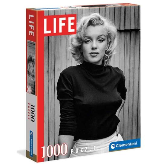 Puzzle Clementoni Life Marilyn Monroe de 1000 Piezas Puzzle Clementoni Life Marilyn Monroe de 1000 Piezas