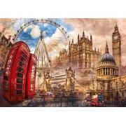 Puzzle Clementoni Londres Vintage de 1500 Piezas