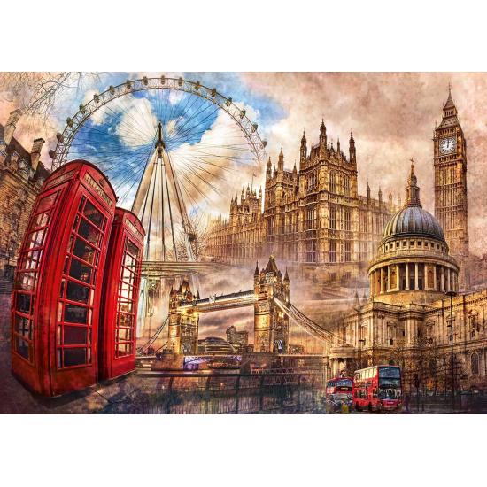 Puzzle Clementoni Londres Vintage de 1500 Piezas