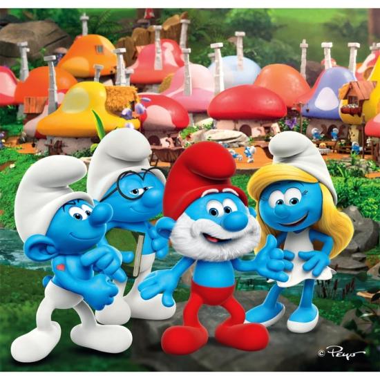 Puzzle Clementoni Los Pitufos de 3 x 48 Piezas
