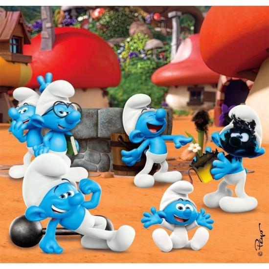 Puzzle Clementoni Los Pitufos de 3 x 48 Piezas