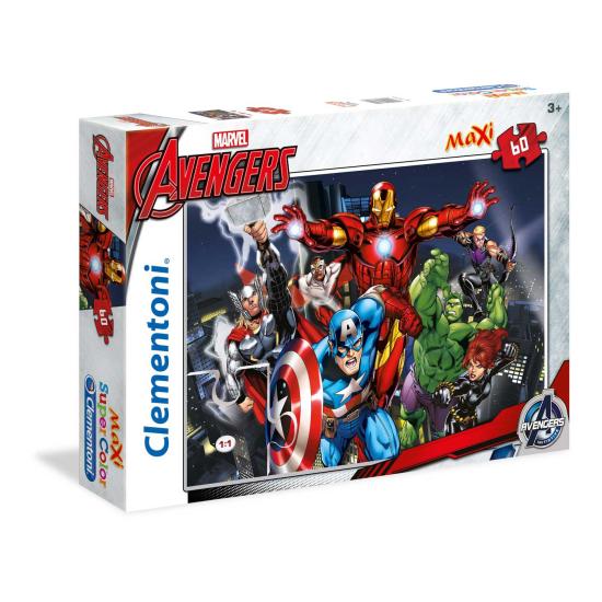 Puzzle Clementoni Los Vengadores Maxi 60 Piezas Puzzle Clementoni Los Vengadores Maxi 60 Piezas