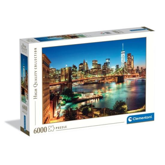 Puzzle Clementoni Luces del Puente de Brooklyn 6000 Piezas