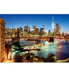 Puzzle Clementoni Luces del Puente de Brooklyn 6000 Piezas