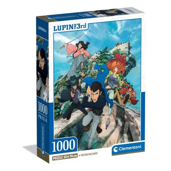 Puzzle Clementoni Lupin III - 3 de 1000 Piezas