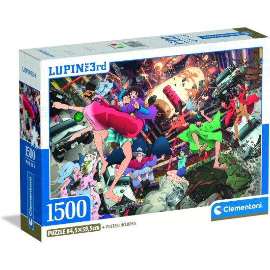 Puzzle Clementoni Lupin III de 1500 Piezas