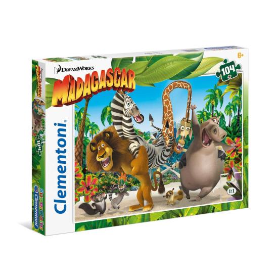 Puzzle Clementoni Madagascar de 104 Piezas