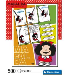 Puzzle Clementoni Mafalda Columpio de 500 Piezas