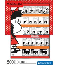 Puzzle Clementoni Mafalda Cómic de 500 Piezas