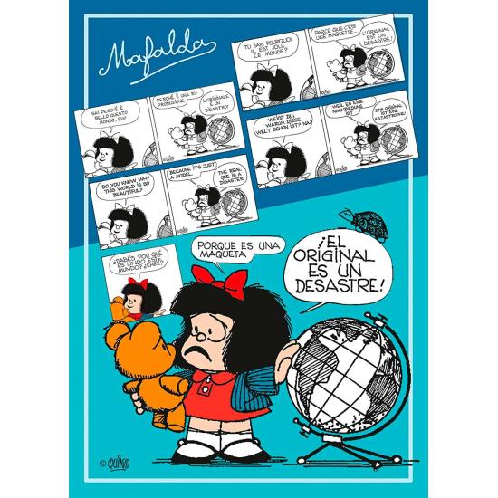Puzzle Clementoni Mafalda de 1000 Piezas