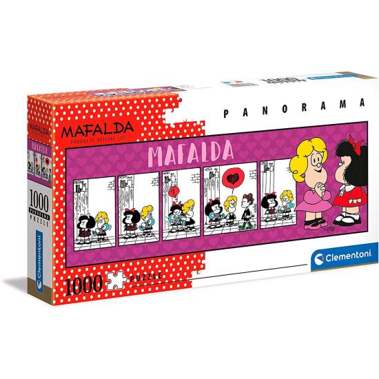 Puzzle Clementoni Mafalda Panorámico de 1000 Piezas Puzzle Clementoni Mafalda Panorámico de 1000 Piezas