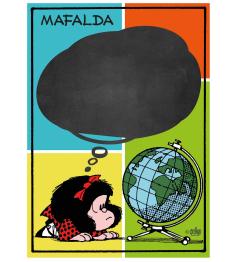 Puzzle Clementoni Mafalda Pizarra de 1000 Piezas